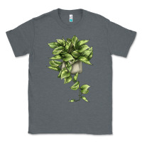 Charcoal Heather Golden Pothos Classic Tee - LillyAllenDesigns