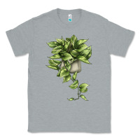 Heather Grey Golden Pothos Classic Tee - LillyAllenDesigns