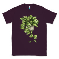 Plum Golden Pothos Classic Tee - LillyAllenDesigns