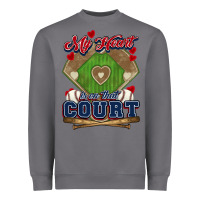 Storm My heart is on that court Baseball Heavyweight Sweatshirt - HowdyJamesFarm