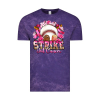 Cloud Purple strike out cancer baseball Vintage Tee - Artiststas
