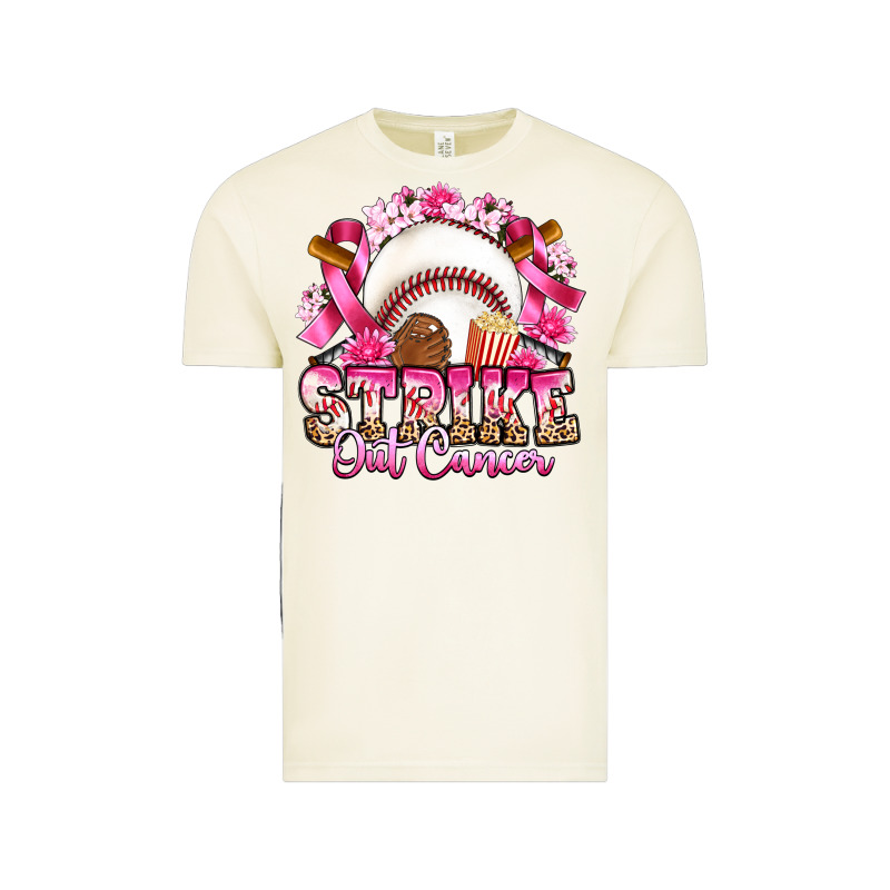 Strike Out Cancer Baseball Vintage Tee by Artiststas | Teevron