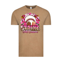 Vintage Coffee strike out cancer baseball Vintage Tee - Artiststas