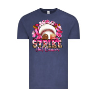 Vintage Denim strike out cancer baseball Vintage Tee - Artiststas