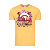 Vintage Mustard strike out cancer baseball Vintage Tee - Artiststas