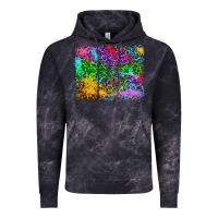 Cloud Black colorful leopard background Vintage Hoodie - RanaPortraitStore