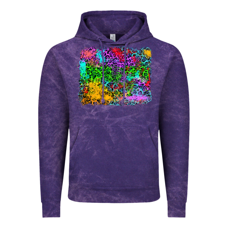 Colorful Leopard Background Vintage Hoodie by RanaPortraitStore | Teevron