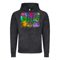 Vintage Arctic colorful leopard background Vintage Hoodie - RanaPortraitStore