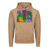 Vintage Coffee colorful leopard background Vintage Hoodie - RanaPortraitStore