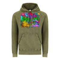 Vintage Olive colorful leopard background Vintage Hoodie - RanaPortraitStore