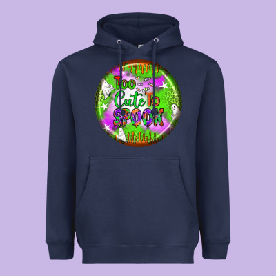 Too Cute To Spook Earrings Heavyweight Hoodie Designed By Bundleandbundleshop