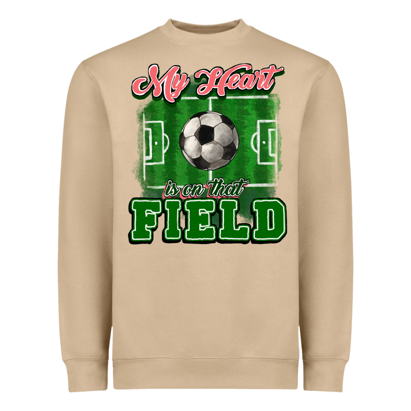 My Heart Is On That Court Soccer Heavyweight Sweatshirt by HowdyJamesFarm | Teevron