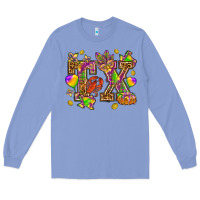 Colony Blue Texas Mardi Gras Long Sleeve Tee - NancyCooperArtShop