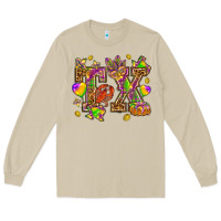 Mushroom Texas Mardi Gras Long Sleeve Tee - NancyCooperArtShop
