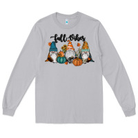 Moon Dust Fall Vibes Gnomes Long Sleeve Tee - RanaPortraitStore