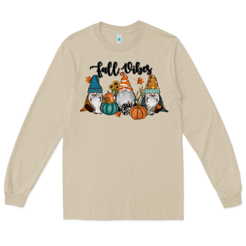 Fall Vibes Gnomes Long Sleeve Tee by RanaPortraitStore | Teevron