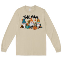 Mushroom Fall Vibes Gnomes Long Sleeve Tee - RanaPortraitStore