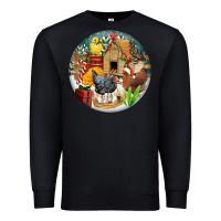 Black Christmas coop ornament Premium Sweatshirt - FaDigitalArtStudio