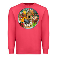 Cardinal Christmas coop ornament Premium Sweatshirt - FaDigitalArtStudio