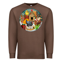 Chestnut Christmas coop ornament Premium Sweatshirt - FaDigitalArtStudio