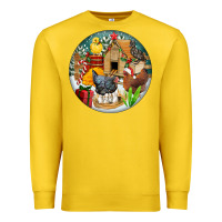 Lemon Christmas coop ornament Premium Sweatshirt - FaDigitalArtStudio