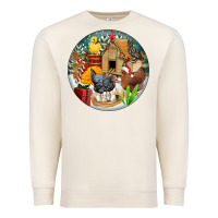 Sandshell Christmas coop ornament Premium Sweatshirt - FaDigitalArtStudio