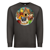Smoke Christmas coop ornament Premium Sweatshirt - FaDigitalArtStudio
