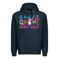 Navy be kind gnome matter what Premium Hoodie - OliviaCreatesArt