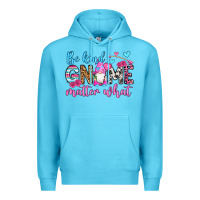Ocean Blue be kind gnome matter what Premium Hoodie - OliviaCreatesArt