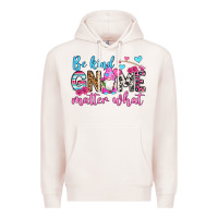 Pale Pink be kind gnome matter what Premium Hoodie - OliviaCreatesArt