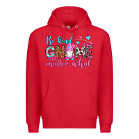 Red be kind gnome matter what Premium Hoodie - OliviaCreatesArt