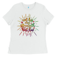 White not by my strength but his Ladies Tee - MaliasSmallBusiness