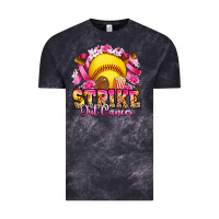 Cloud Black strike out cancer softball Vintage Tee - Artiststas