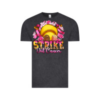 Vintage Black strike out cancer softball Vintage Tee - Artiststas