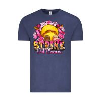 Vintage Denim strike out cancer softball Vintage Tee - Artiststas