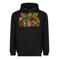 Black Christmas xmas vibes Heavyweight Hoodie - FaDigitalArtStudio