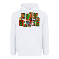 White Christmas xmas vibes Heavyweight Hoodie - FaDigitalArtStudio