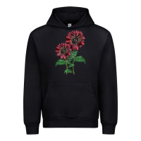 Black 2 Chocolate sunflower Urban Hoodie - LillyAllenDesigns