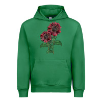 Emerald 2 Chocolate sunflower Urban Hoodie - LillyAllenDesigns