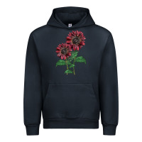 Navy 2 Chocolate sunflower Urban Hoodie - LillyAllenDesigns