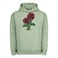 Pigment Oil Green 2 Chocolate sunflower Urban Hoodie - LillyAllenDesigns