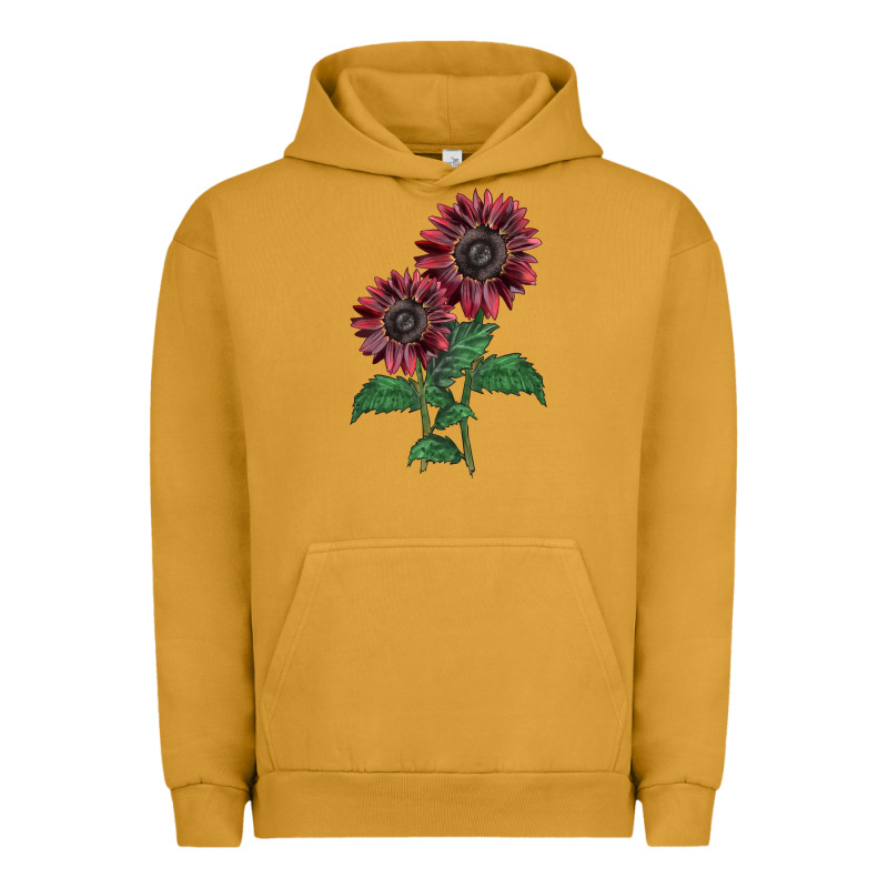 2 Chocolate Sunflower Urban Hoodie by LillyAllenDesigns | Teevron