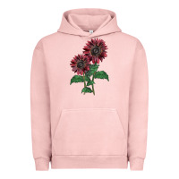 Pigment Salmon 2 Chocolate sunflower Urban Hoodie - LillyAllenDesigns
