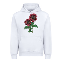 White 2 Chocolate sunflower Urban Hoodie - LillyAllenDesigns
