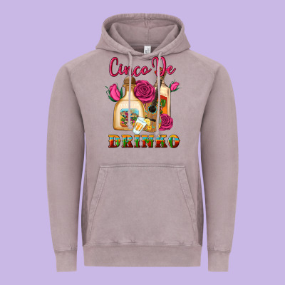 Cinco De Drinko Vintage Hoodie Designed By Artiststas