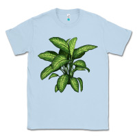 Dusty Blue Dumb Cane Classic Tee - LillyAllenDesigns