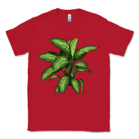 Red Dumb Cane Classic Tee - LillyAllenDesigns