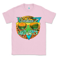 Bubblegum Pink sunshine & lakewater Classic Tee - JahusDesignShop