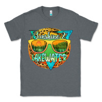Charcoal Heather sunshine & lakewater Classic Tee - JahusDesignShop