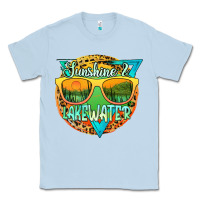 Dusty Blue sunshine & lakewater Classic Tee - JahusDesignShop